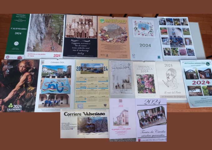 La Biblioteca di Varallo colleziona calendari da tutto il Vercellese