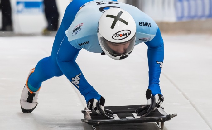 Niente medaglie per il tricerrese Amedeo Bagnis ai campionati mondiali di skeleton