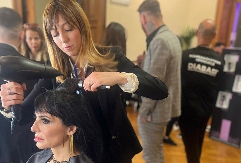 Francesca Pocchettini ha pettinato i vip della kermesse sanremese