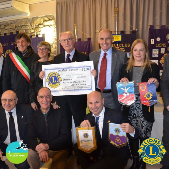 Lions Club Valsesia: premio Muratore al centro “La Gazza Ladra”