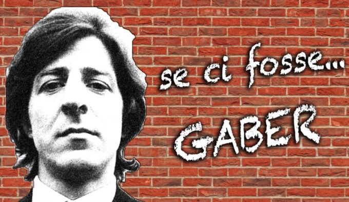 Se ci fosse… Gaber: domenica il Porto racconta il “Signor G”