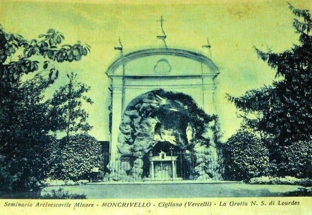 La Madonna di Lourdes a Vercelli e dintorni nelle foto antiche di Ardissone