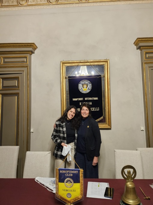 Serata soroptimista a Vercelli con Marta Graziano