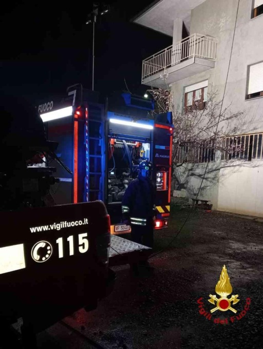 Incendio di canna fumaria a Valduggia