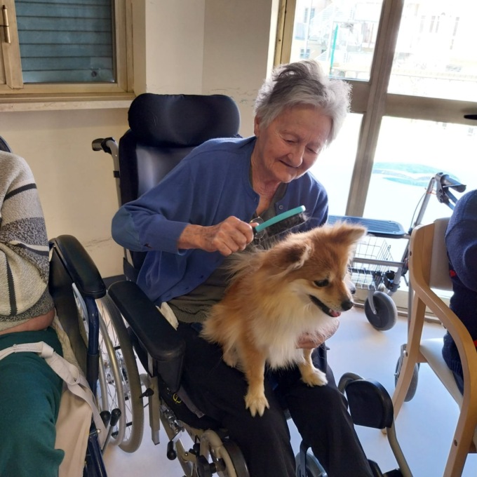 Pet Therapy alla residenza “Don Dario Bognetti” di Albano Vercellese