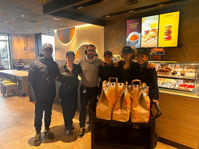 Grazie a McDonald’s e Banco Alimentare cento pasti la settimana ai poveri