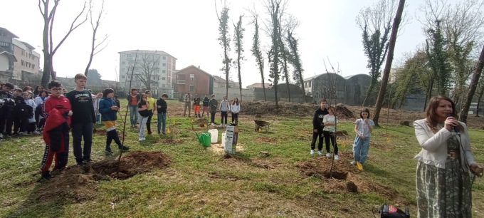 Rinasce il Bosco Parco dell’Istituto Lanino alla “Pertini”