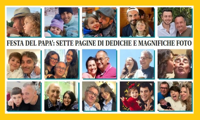 Tanti auguri papà 2024: in edicola su Notizia Oggi Vercelli i messaggi e le foto