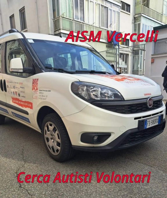 AISM Vercelli cerca volontari per il trasporto delle persone con sclerosi multipla