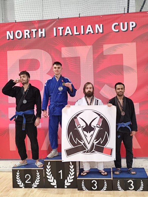 Successo al North Italia Cup di Jiujitsu per Pietro Ferrero