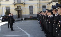 Il generale Micale in visita alla Caserma dei Carabinieri di Vercelli