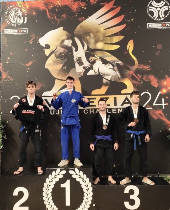 Pietro Ferrero è oro al Venezia Challenge di Jiujitsu