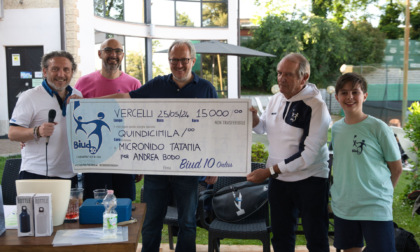 Biud 10: Trionfale torneo di padel-tennis e assegno da 15.000 euro a Tata Mia