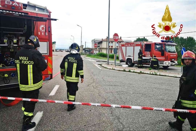 Allarme a Formigliana per una fuga di gas