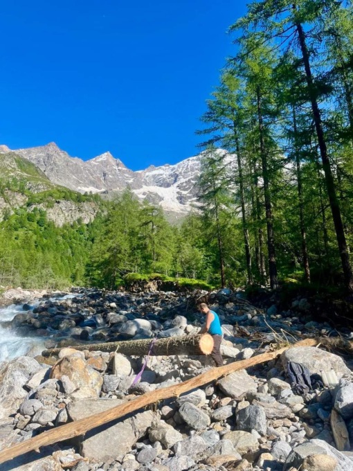 Alagna Valsesia ricostruisce ponti e strade spazzati via dal maltempo