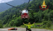 Evacuate 13 persone bloccate dal maltempo in Valsesia