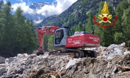 Vigili del fuoco di Vercelli in trasferta a Macugnaga