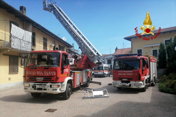 Persona soccorsa in casa a San Germano e trasportata in ospedale