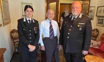 I Carabinieri festeggiano i 102 anni del Maresciallo Maggiore Antonio Ledda