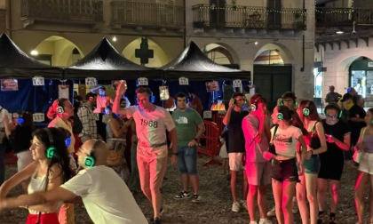 Silent disco in piazza Cavour: che successo!