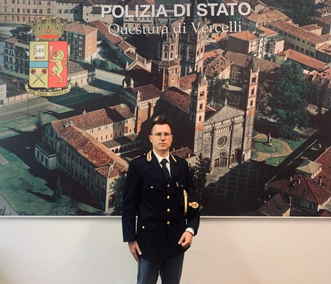 Nuovo commissario della Polizia di Stato a Vercelli