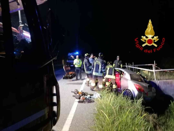 Incidente stradale tra Cascine Strà e S.Germano