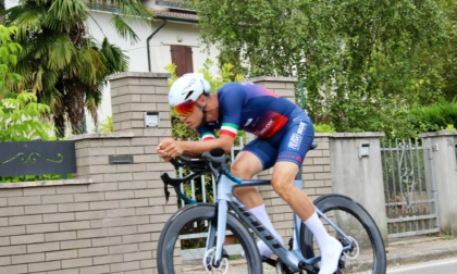 Nicolò Boltri del Velo Club, la "scheggia" delle cronometro