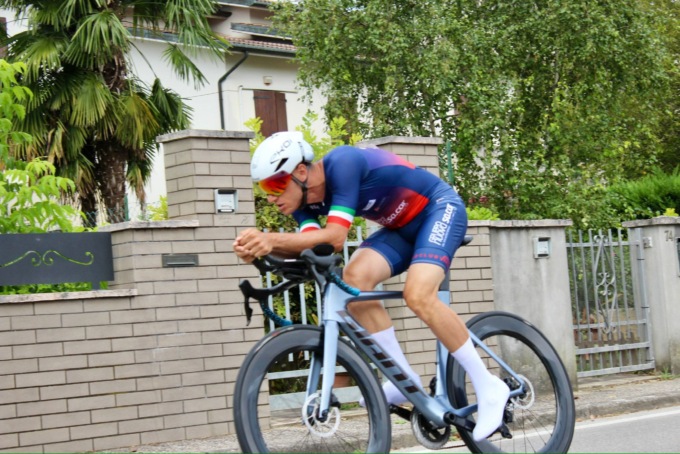Nicolò Boltri del Velo Club, la “scheggia” delle cronometro