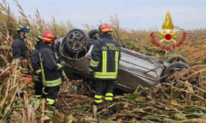 Incidente stradale sulla provinciale per Santhià: automobilista in ospedale