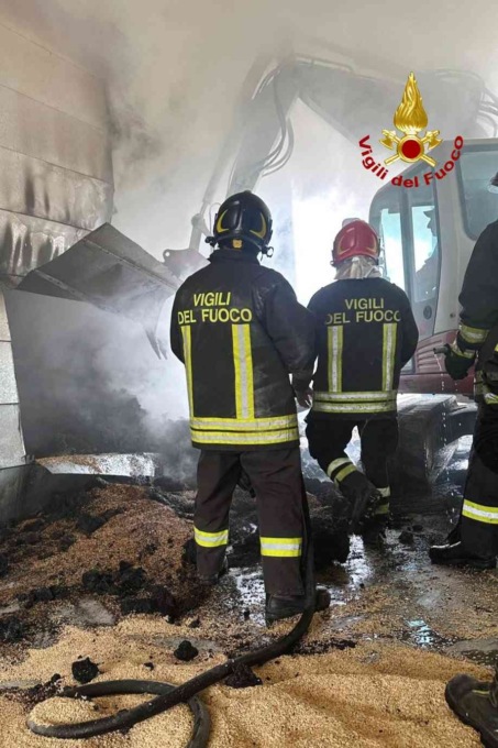 Essiccatoio a fuoco lungo la strada della Grange