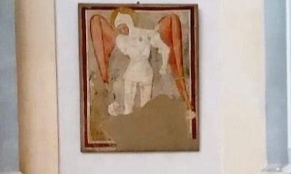 L' affresco di San Michele di Clivolo è ritornato a Borgo d'Ale