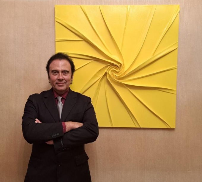 L’artista Massimo Paracchini al padiglione Grenada della Biennale di Venezia