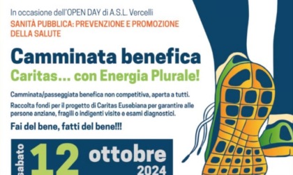 Sabato 12 ottobre la Camminata Benefica di Caritas ed "Energia Plurale"