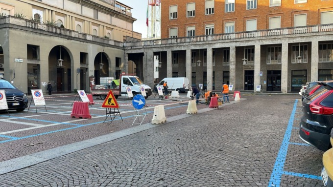 Al via oggi i lavori in piazza Zumaglini: alcuni parcheggi non saranno disponibili