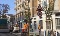 Piazza Pajetta con le nuove piante