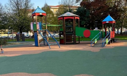 Rinnovato il parco giochi Durandi di Santhià