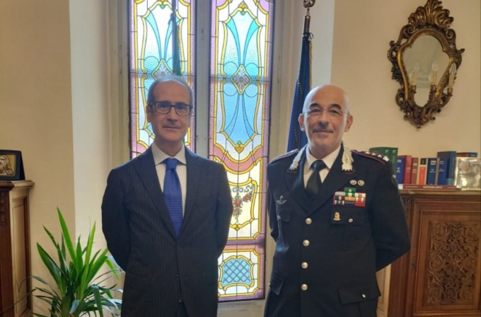 Nuovo comandante provinciale dei Carabinieri: il benvenuto del Prefetto