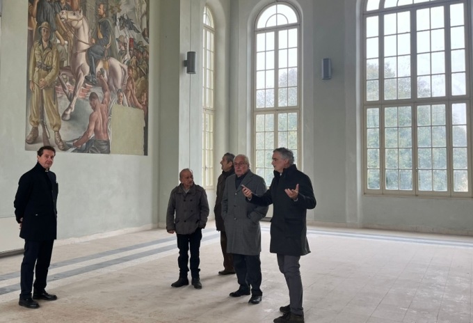 Sopralluogo nell’edificio Ex Enal: fine lavori in primavera