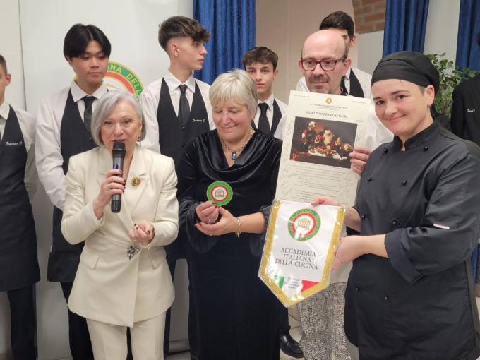 Tappa all’alberghiero di Trino per l’Accademia Italiana della Cucina