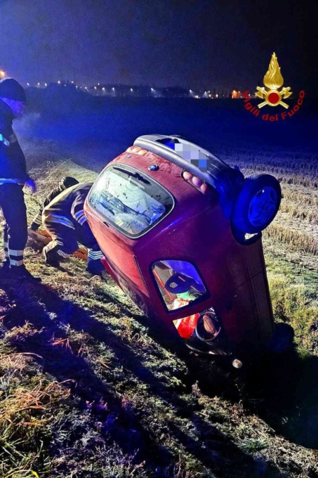 Incidente stradale a Larizzate: uomo trasportato in ospedale