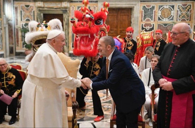 L’ Accademia Italiana Shen Qi Kwoon Tai ricorda l’incontro con Papa Francesco