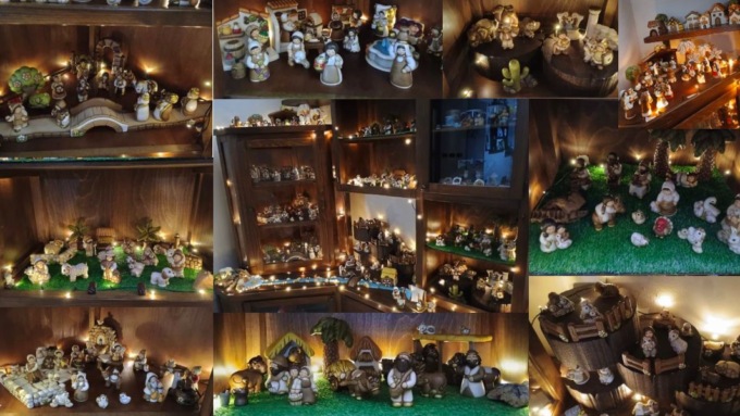Buon Natale Vercelli con alberi e presepi dei lettori