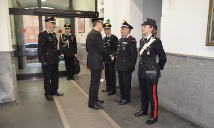 Carabinieri, il generale Galletta in visita al comando provinciale di Vercelli