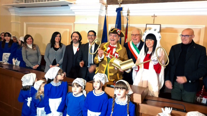 Consegna chiavi alle maschere, il discorso del Bicciolano è in versi!