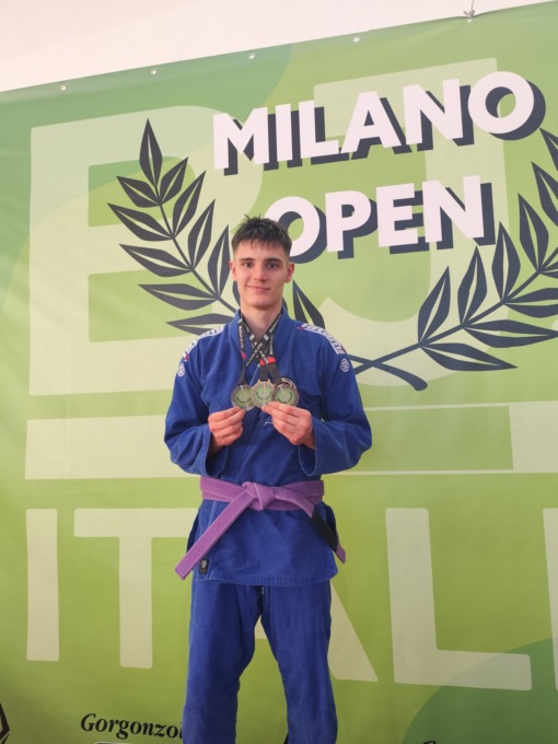 Jiu Jitsu: weekend di medaglie “azzurre” per Pietro Ferrero