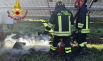 Impianto fotovoltaico a fuoco: arrivano i Vigili del Fuoco