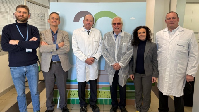 Il sindaco Scheda in visita allo stabilimento di Mundi Riso