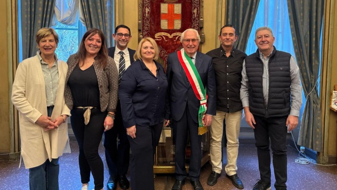 Delegazione di Arles ricevuta dal sindaco Scheda: “Proporrò il canale Cavour come patrimonio Unesco”