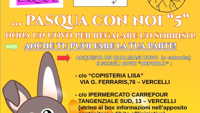 Pagliacci nel cuore: partita l’iniziativa “Pasqua con noi… Dona un uovo per regalare un sorriso”
