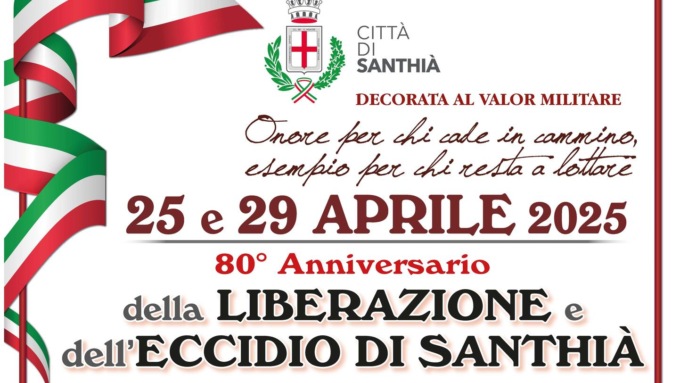 Santhià, il programma per celebrare gli 80 anni della Liberazione